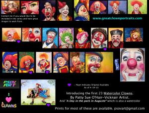 Clown Portraits Of Amazing Clowns 
